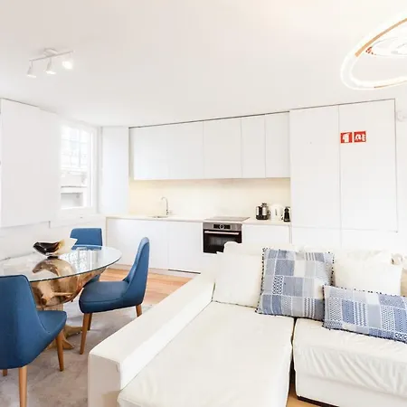 Flh Mouraria Blue Design With Parking & Pool Apartmán